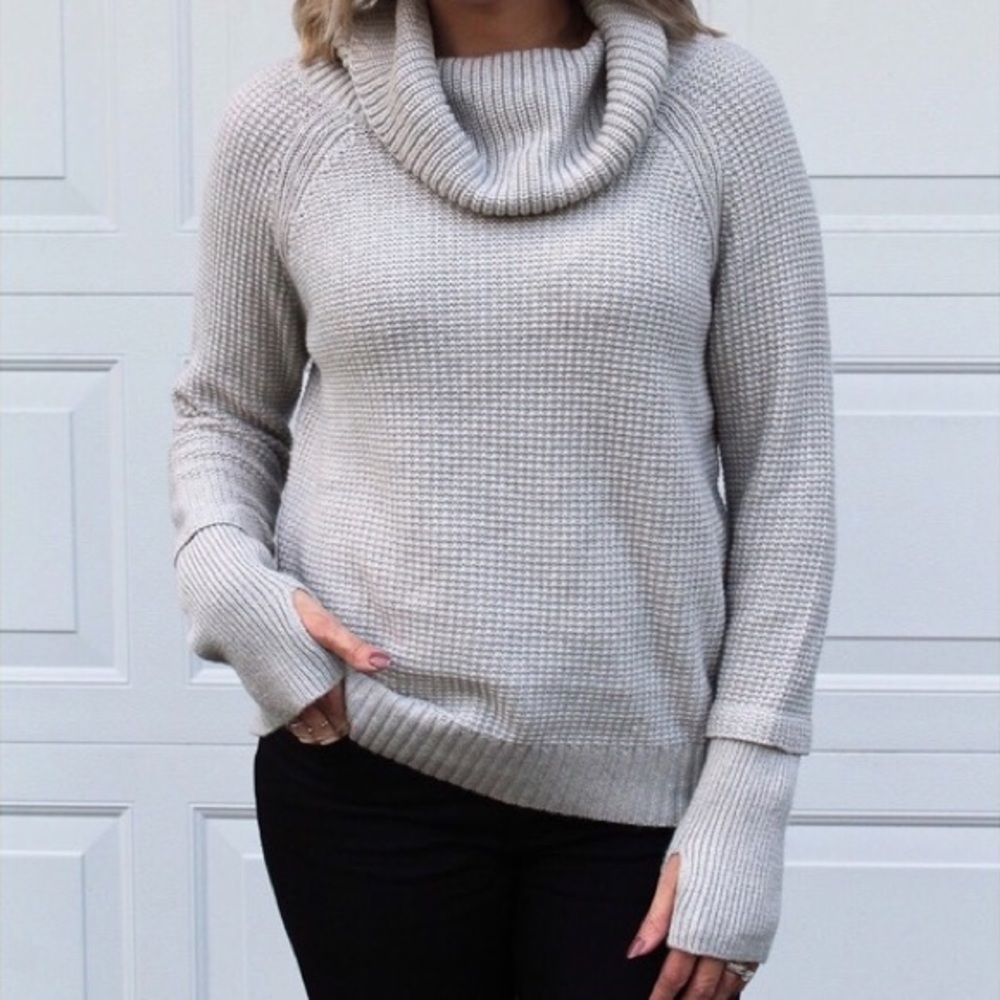 41 Hawthorn Sharon Gray Cowl Neck Sweater 1X